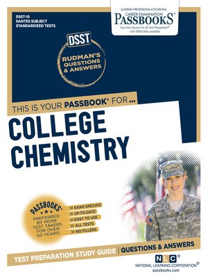 cover image of COLLEGE CHEMISTRY